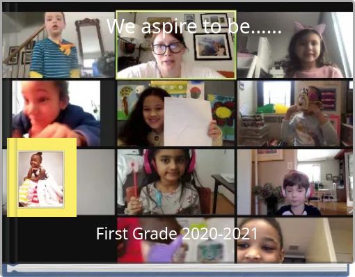 Front cover of 'We aspire to be......' 