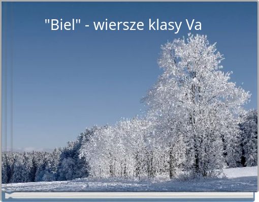 "Biel" - wiersze klasy Va